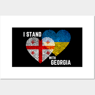 georgia ukraine support Posters and Art